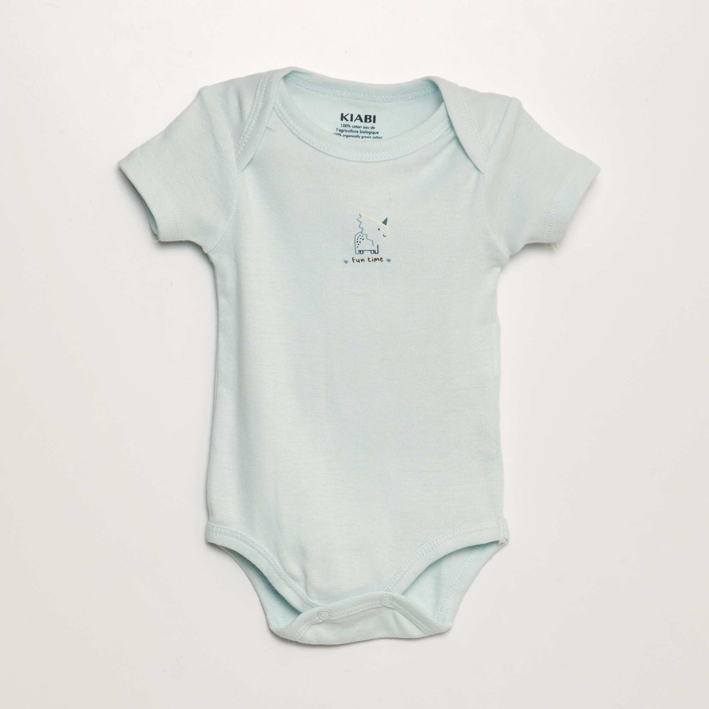 Pack of 3 eco-design bodysuits BLUE