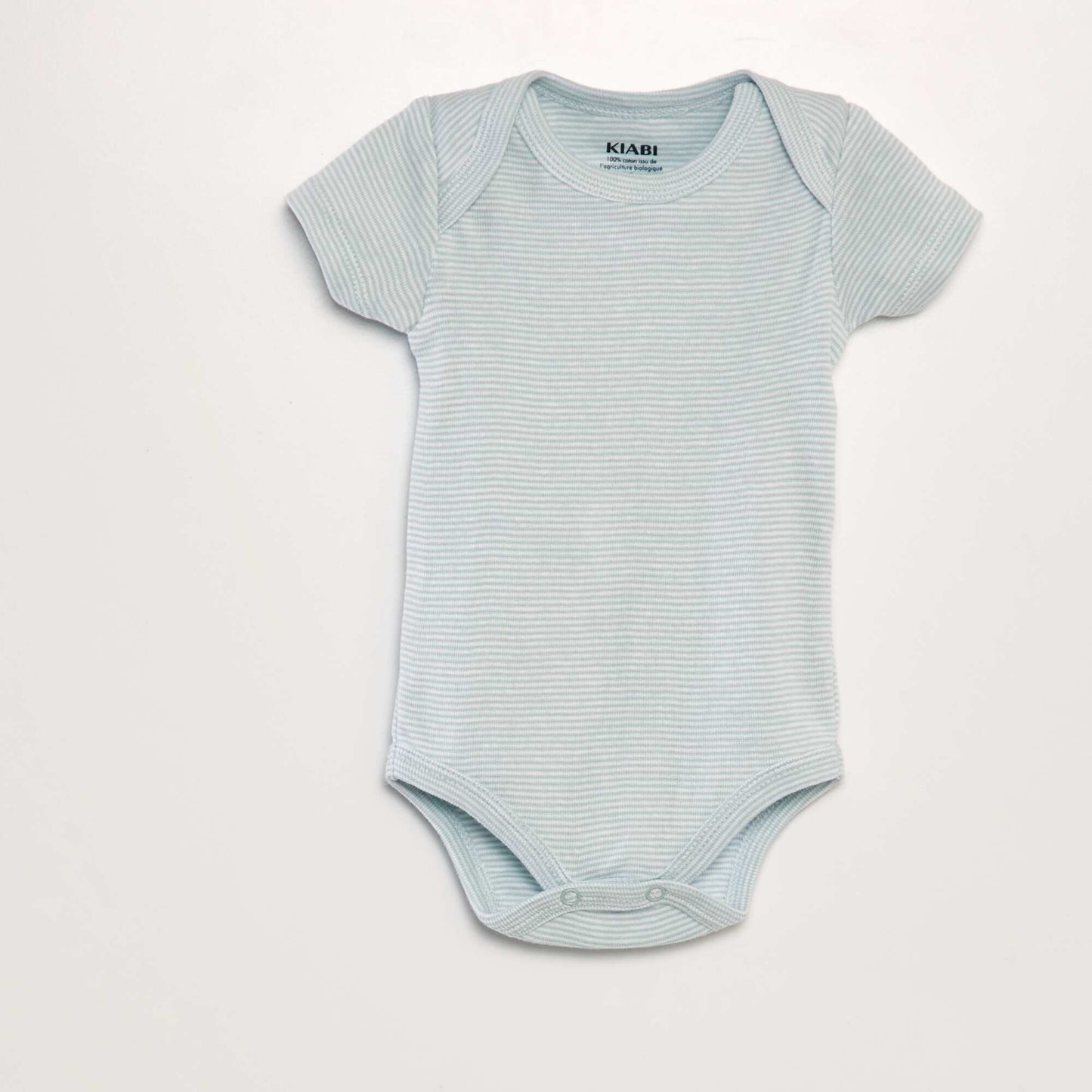 Pack of 3 eco-design bodysuits BLUE