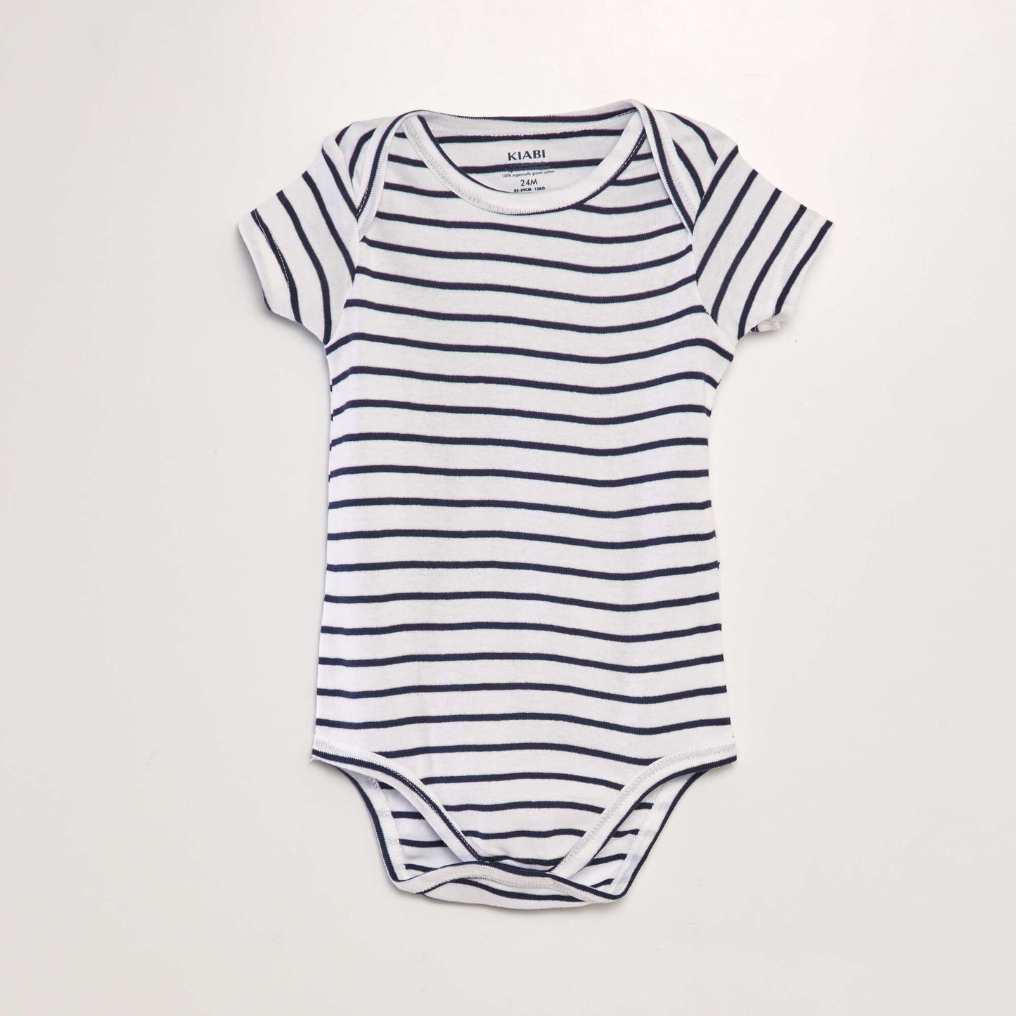 Pack of 3 eco-design bodysuits BLUE