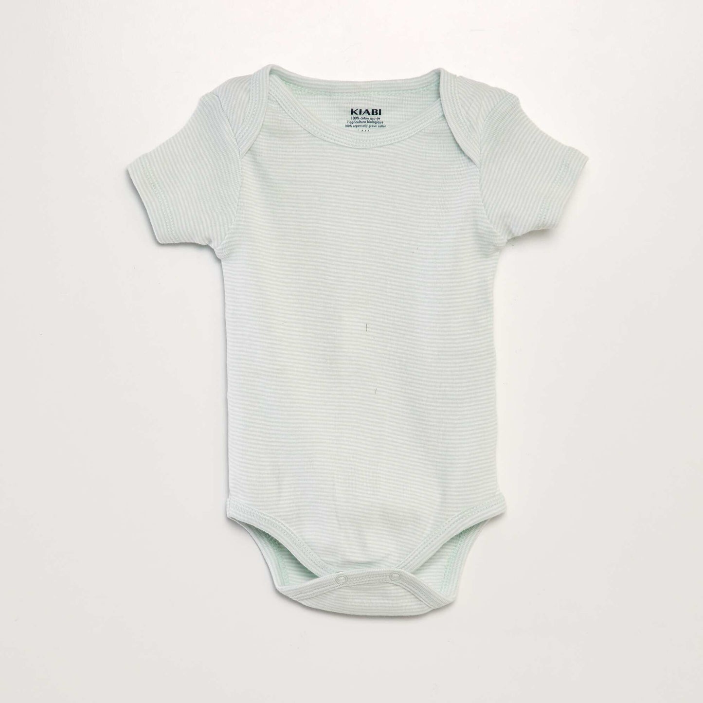 Pack of 3 eco-design bodysuits WHITE