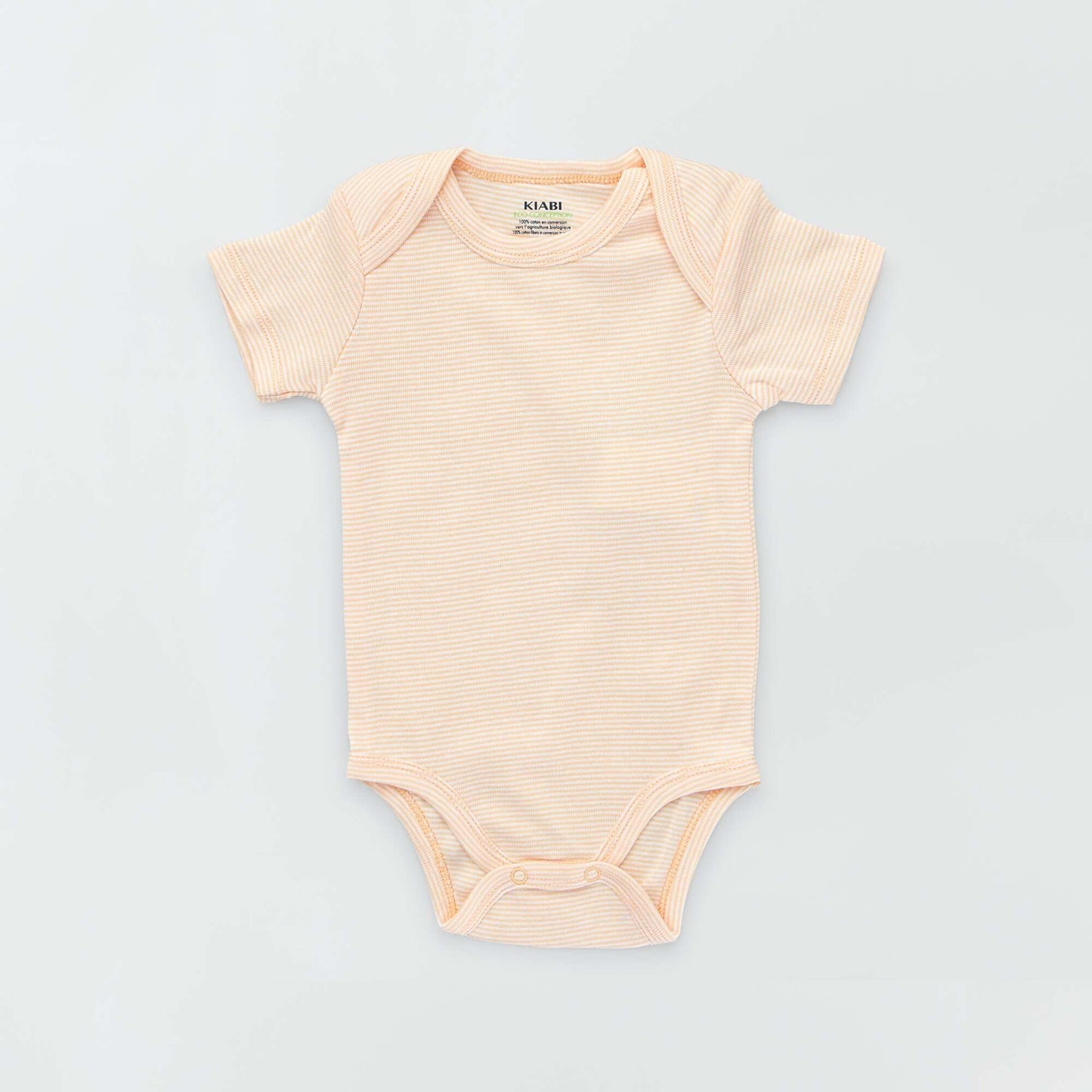 Pack of 3 eco-design bodysuits ORANGE