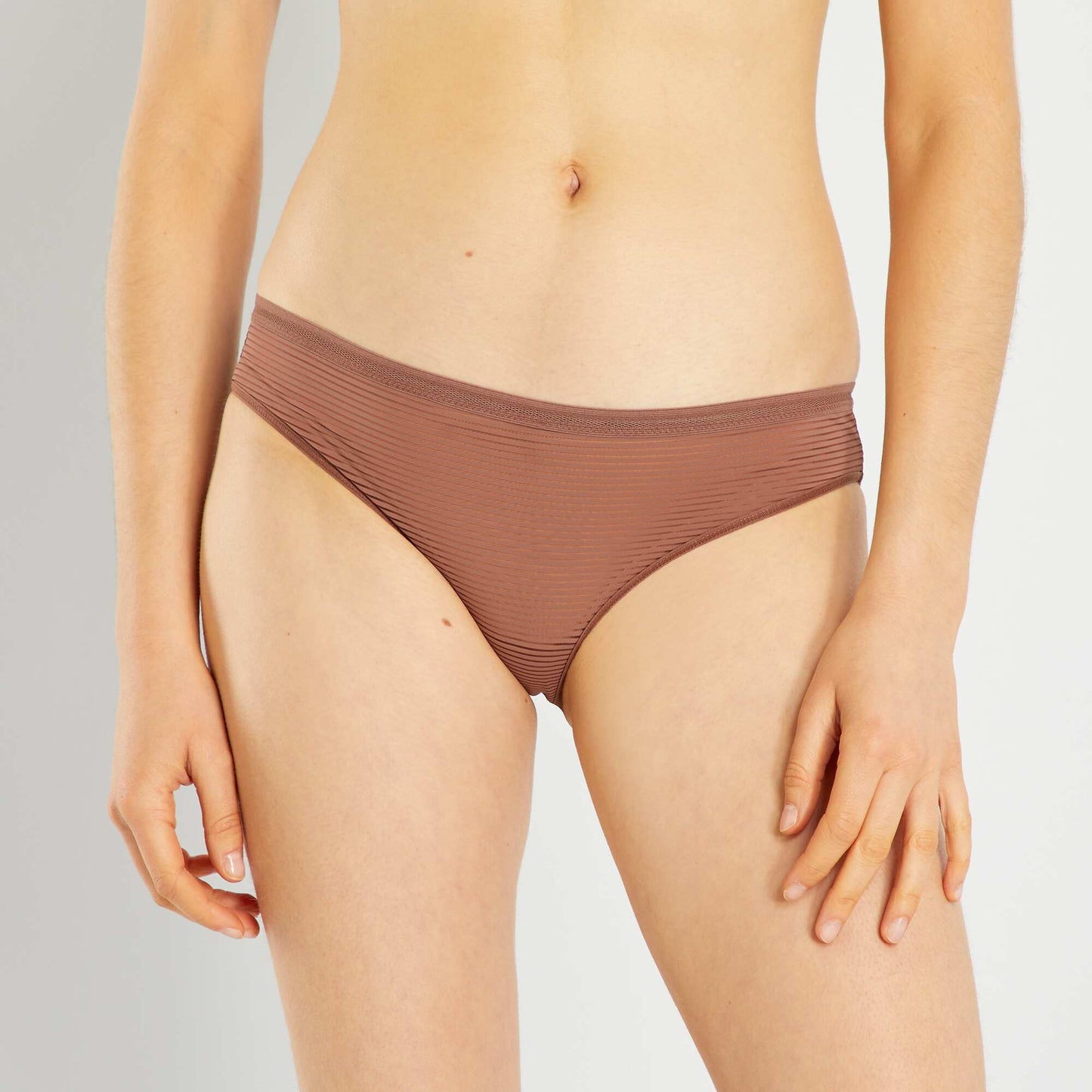 Microfibre briefs BROWN