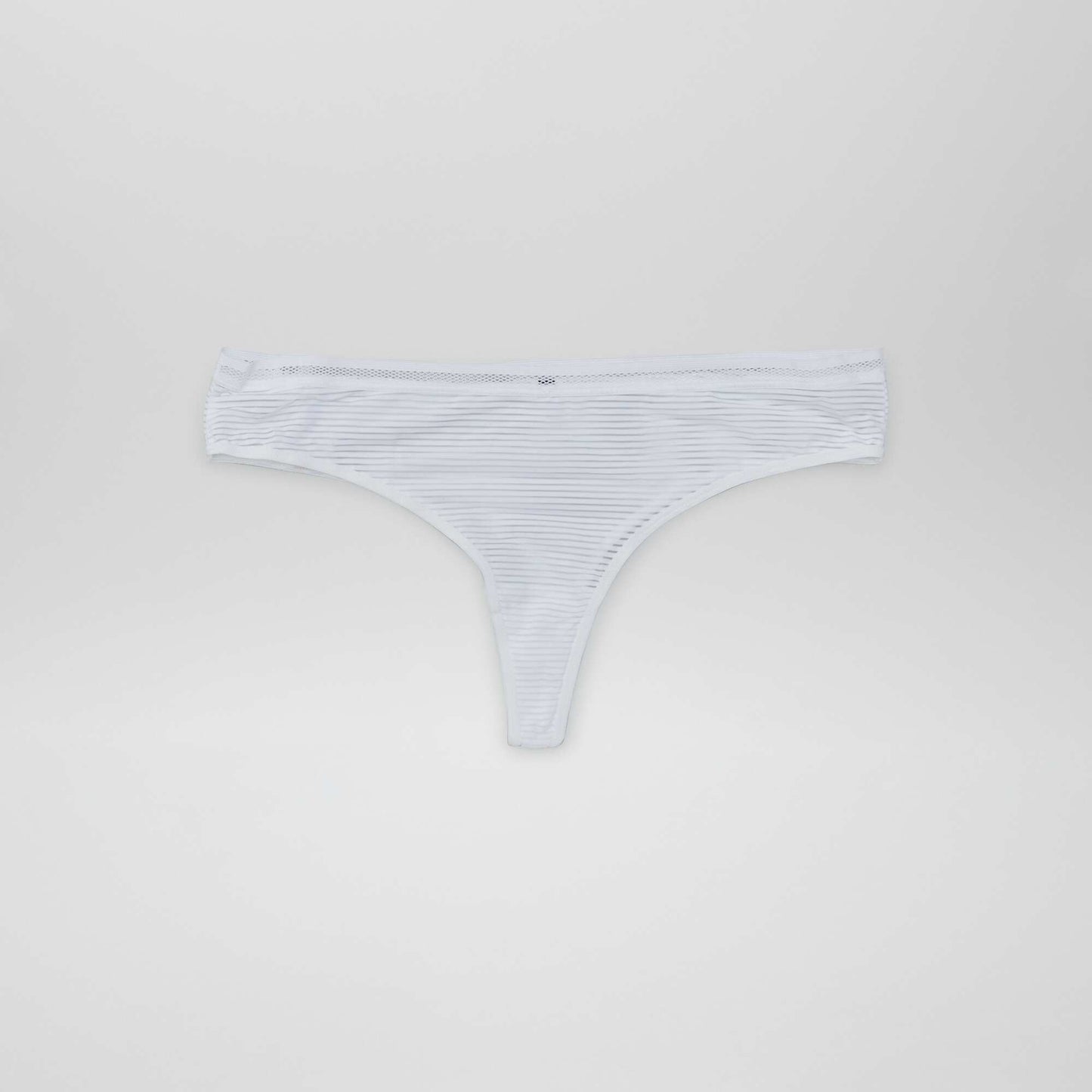 Microfibre tanga briefs WHITE