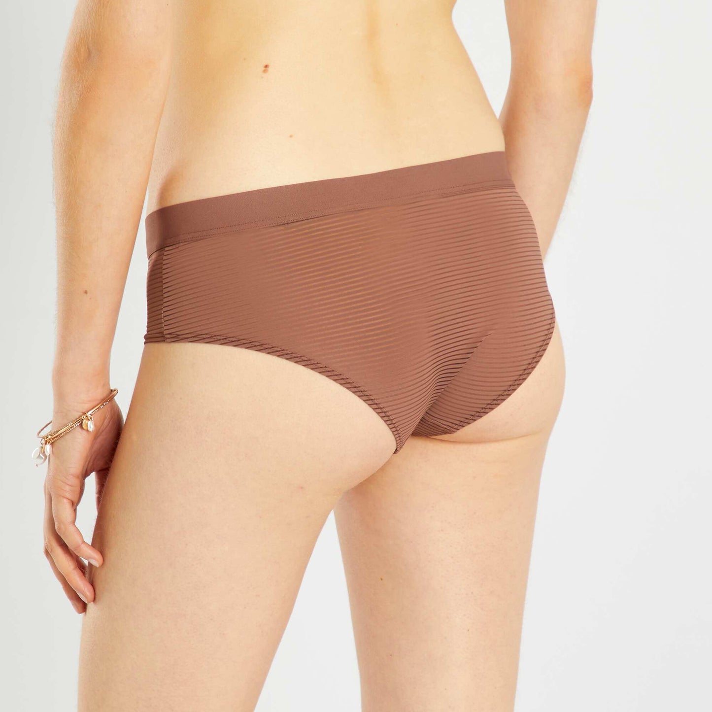 Microfibre shorts BROWN