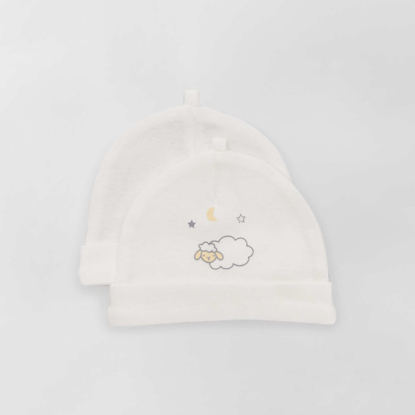 Pack of 2 hats WHITE