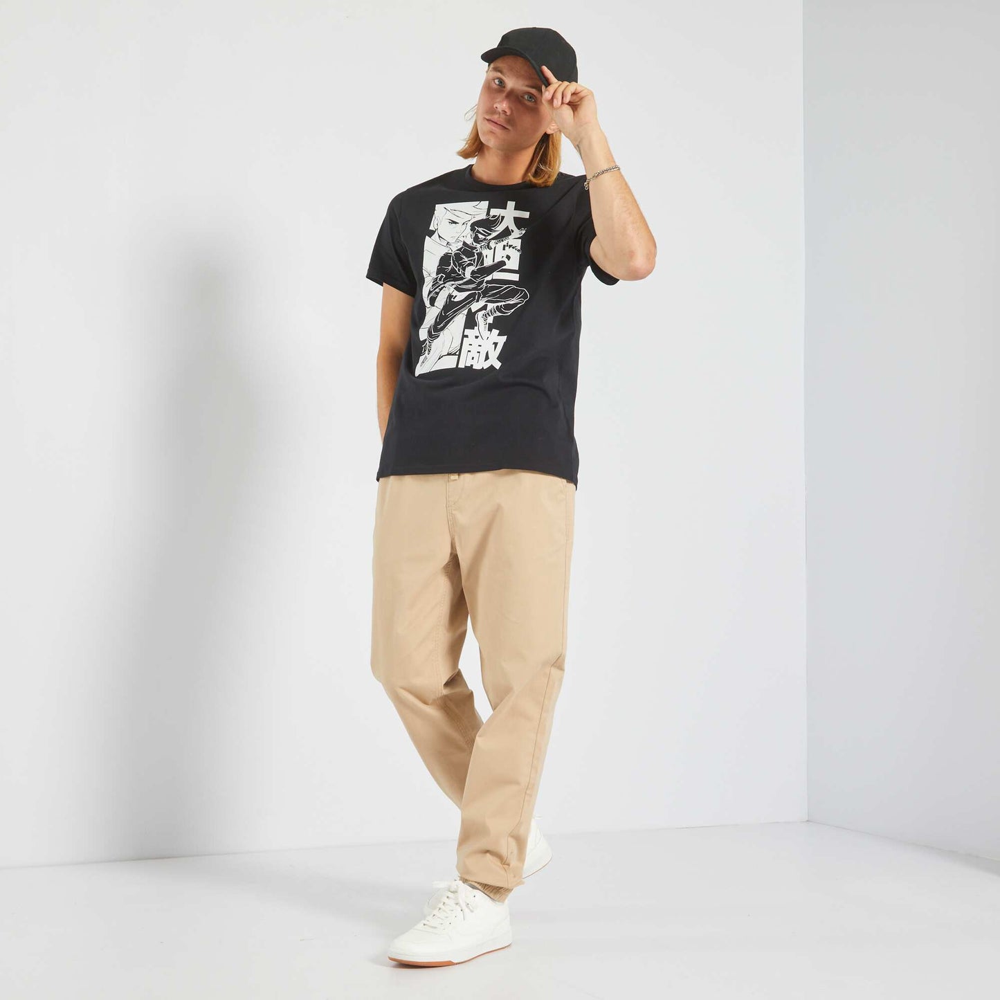 Jogger-style trousers BEIGE