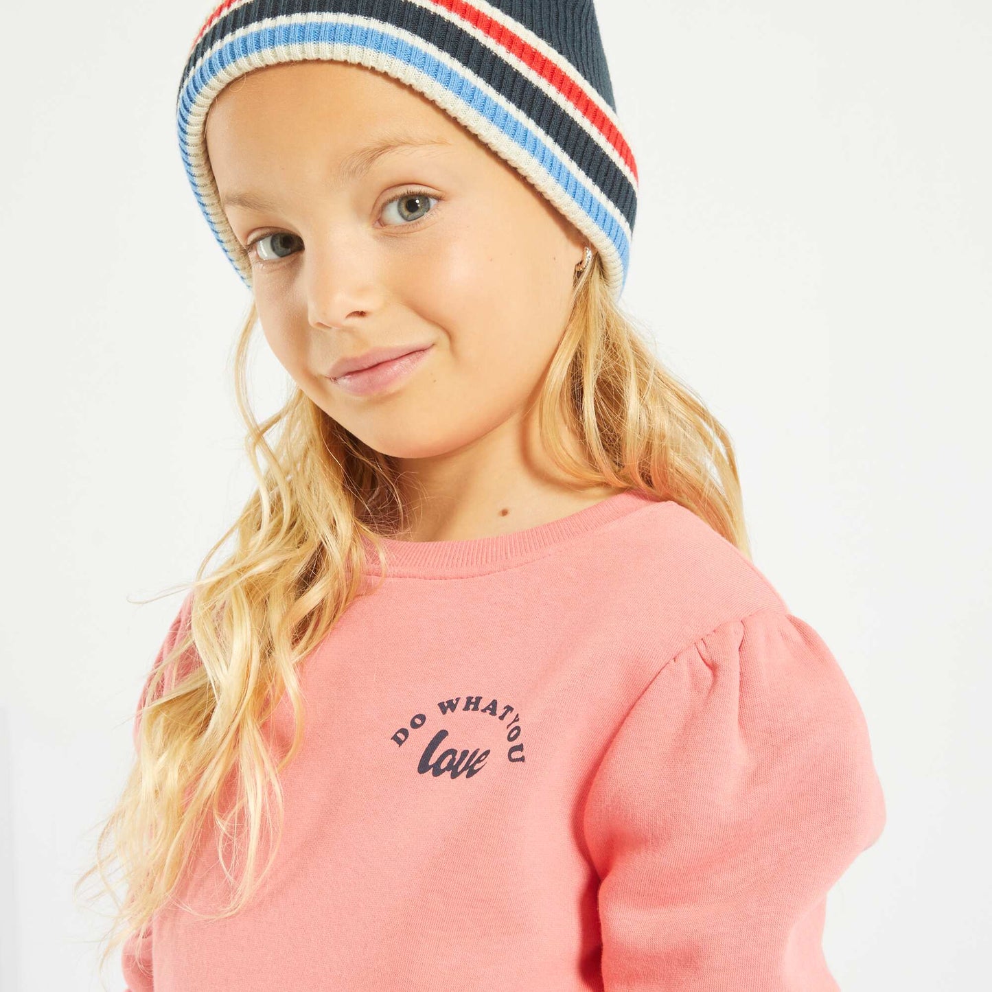 Round neck sweatshirt PINK