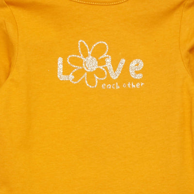 Long-sleeved printed T-shirt GOLD LOVE