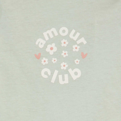 Long-sleeved printed T-shirt BLUE