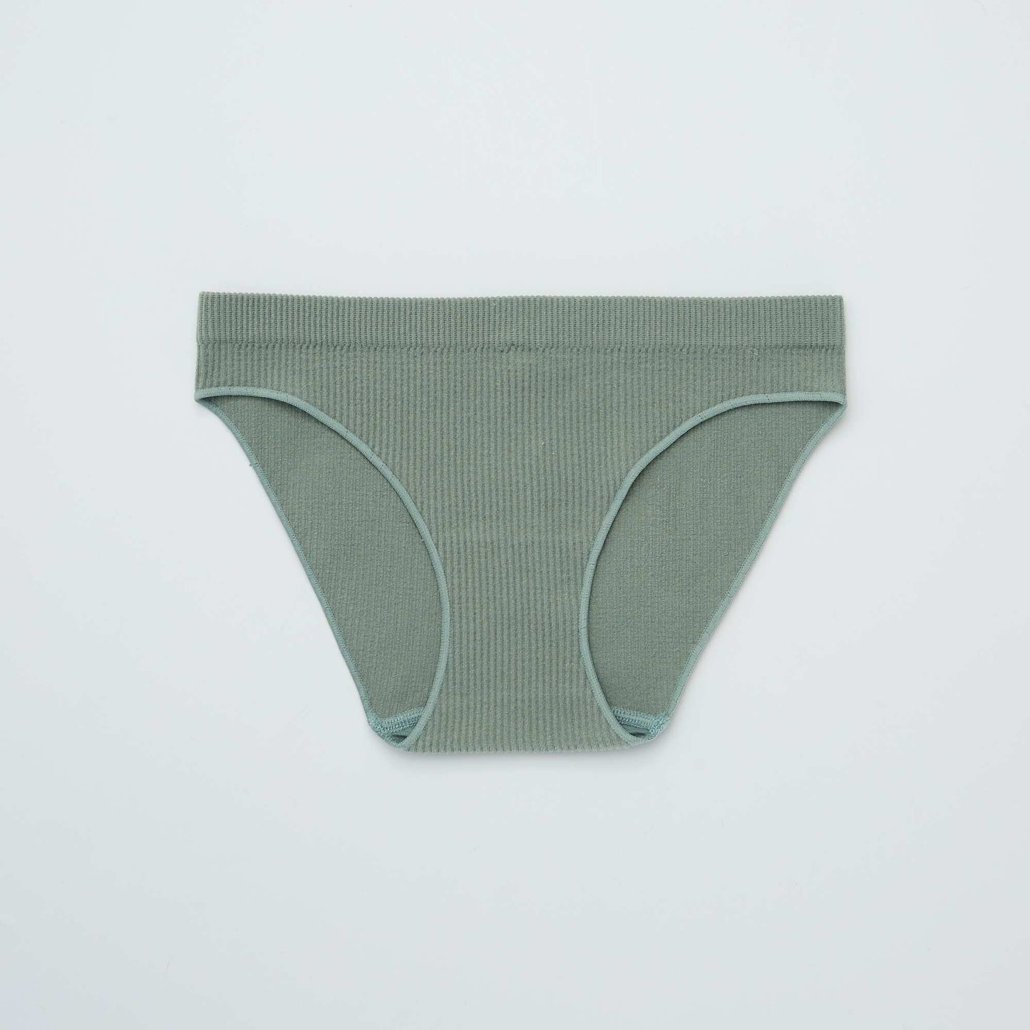 Knit fabric briefs kakhi