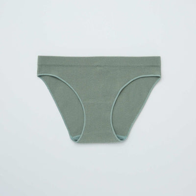 Knit fabric briefs kakhi