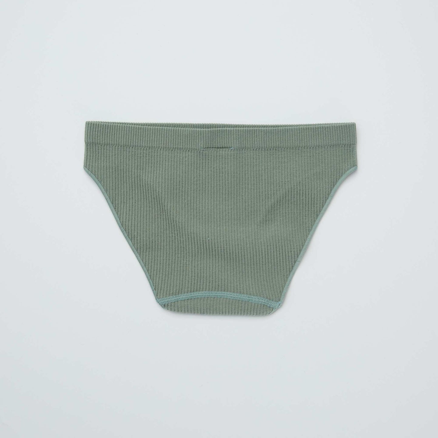 Knit fabric briefs kakhi