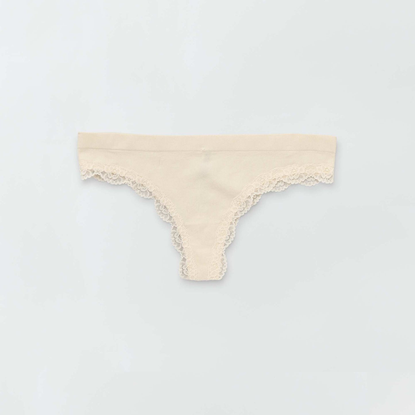 Pack of 2 seamless tanga briefs BEIGE