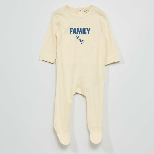 Jersey sleepsuit WHITE