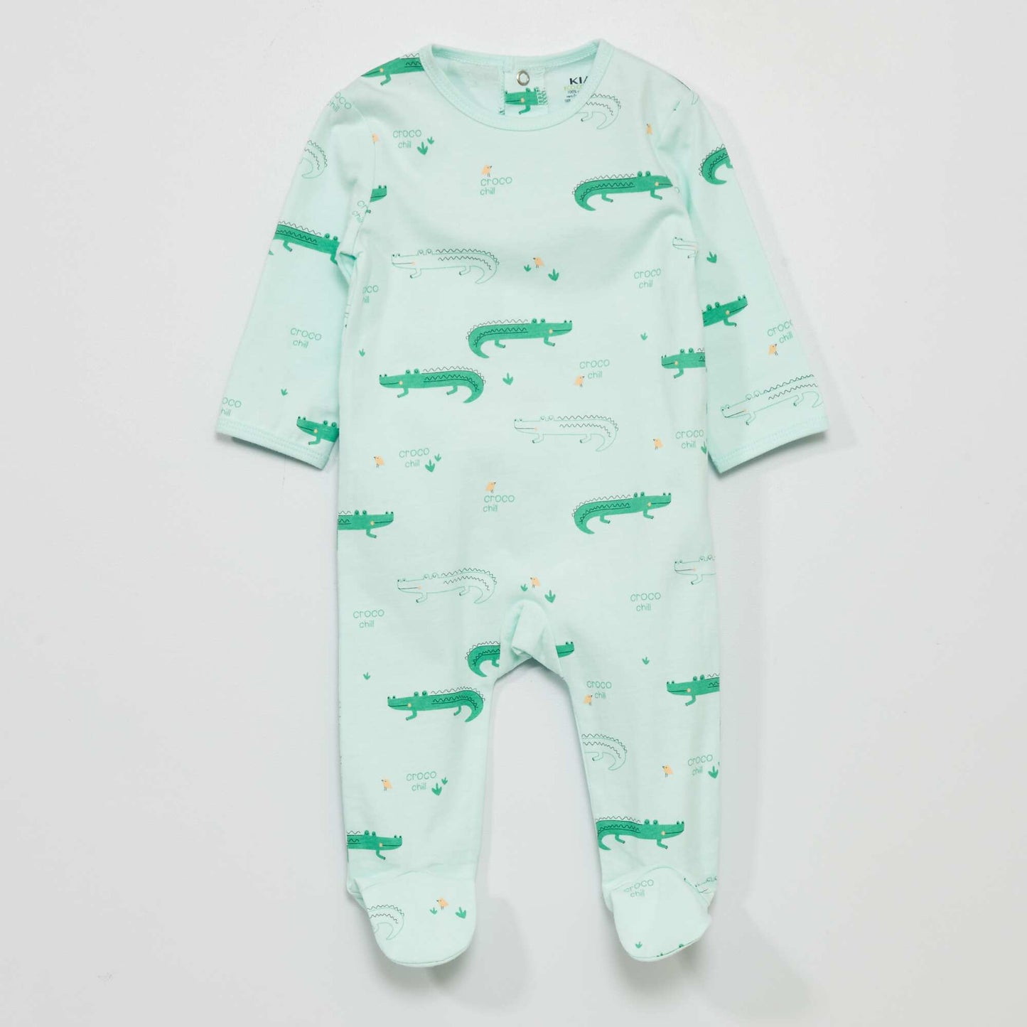 Printed jersey pyjamas BLUE