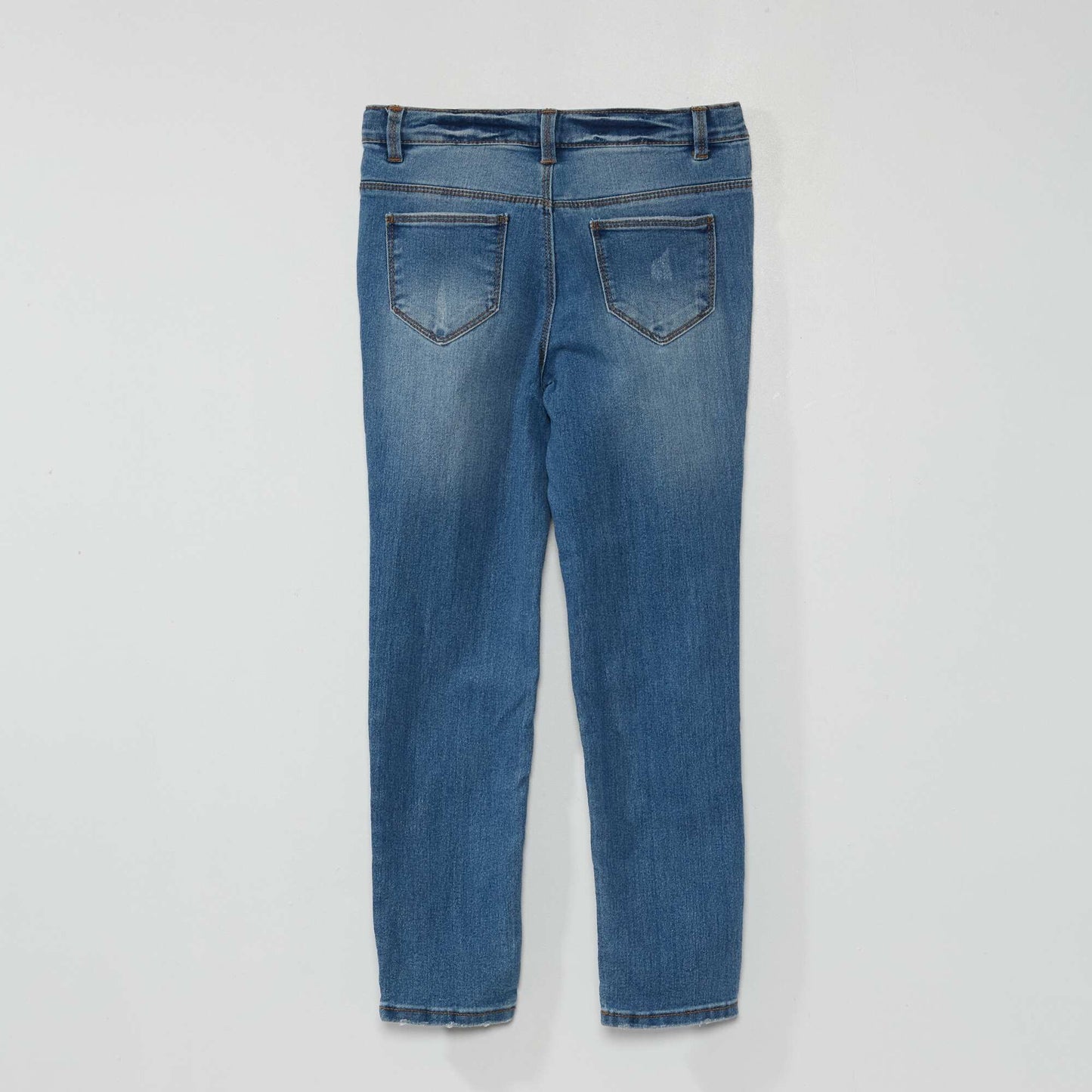 Slim-fit denim trousers BLUE