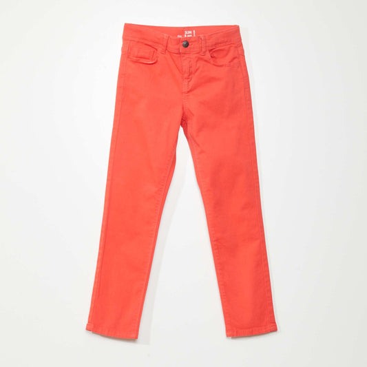 Slim-fit jeans red