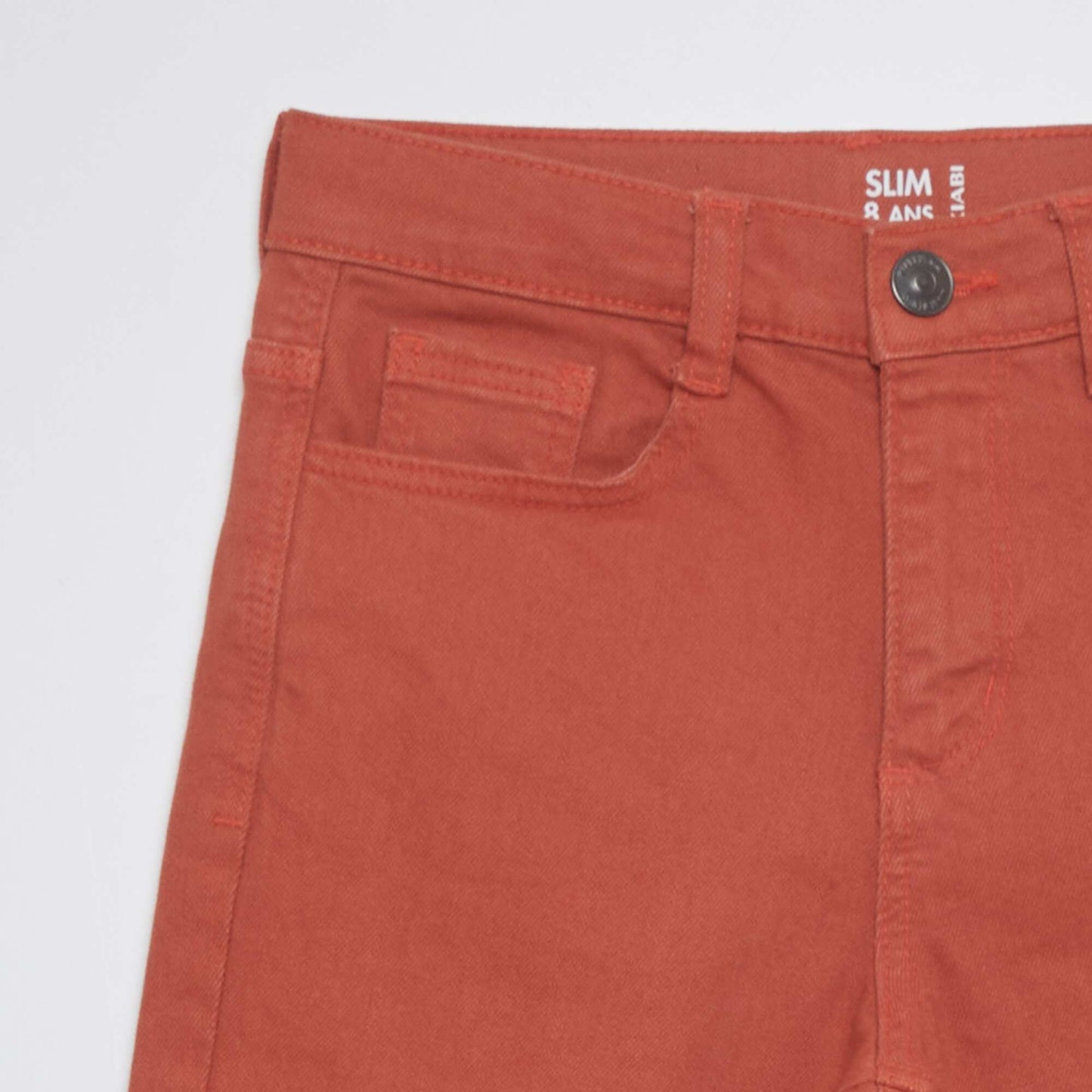 Slim-fit 5-pocket jeans RED