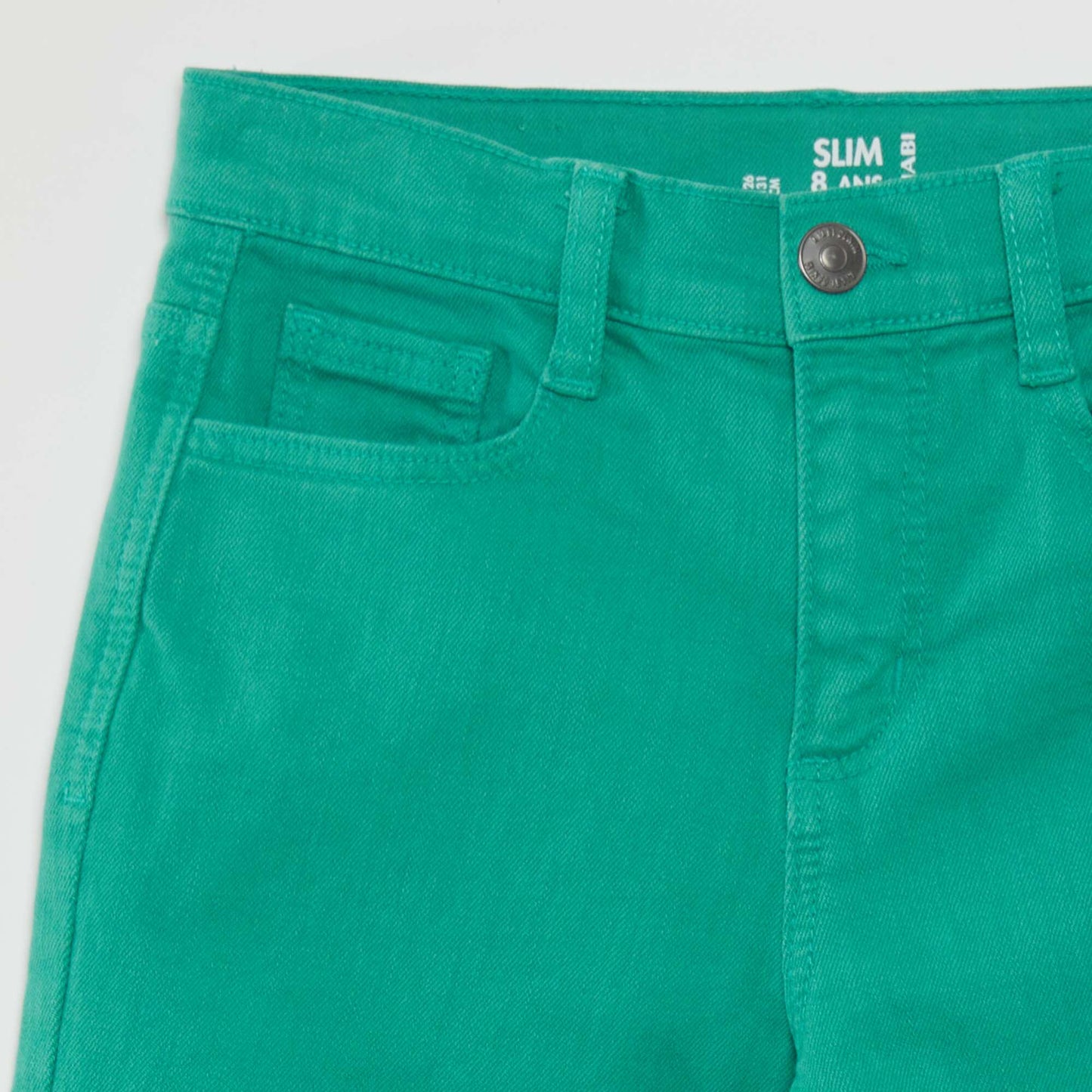 Slim-fit 5-pocket jeans GREEN