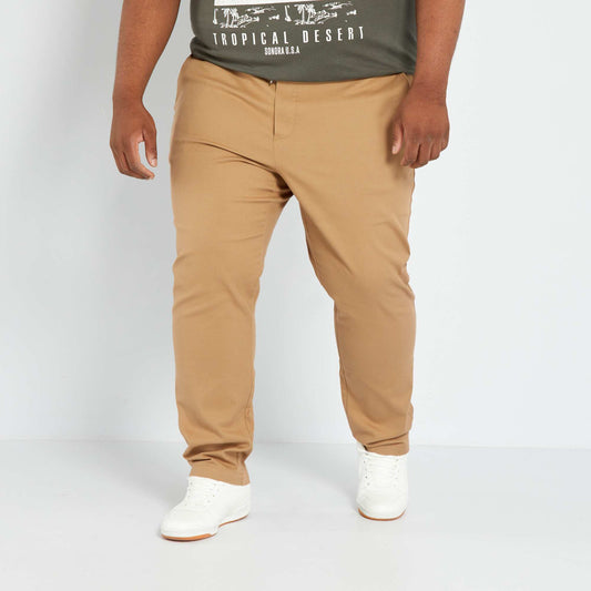 Slim-fit chinos BEIGE