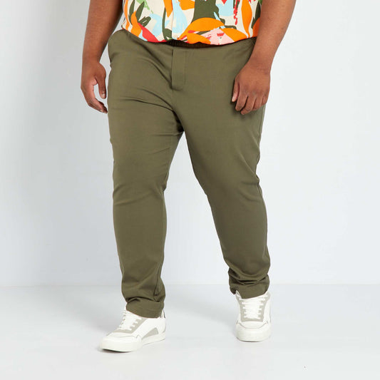 Slim-fit chinos KHAKI