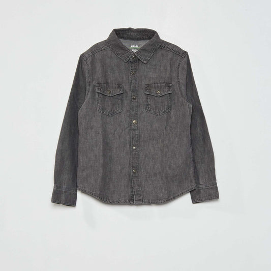 Denim shirt GREY