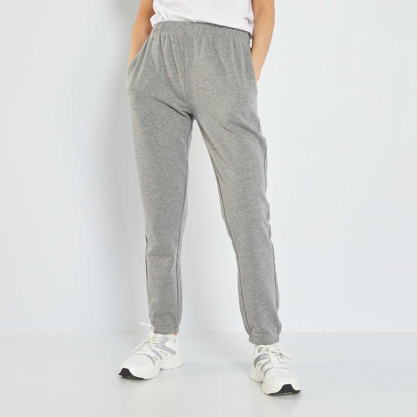 Sweatshirt fabric joggers GREY