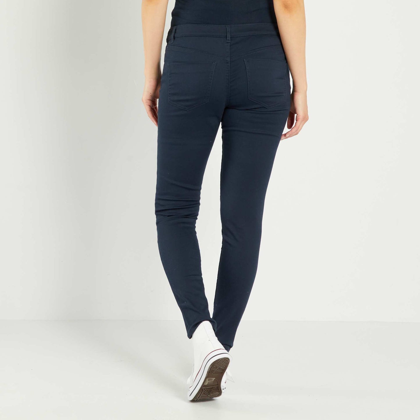 Twill maternity trousers SAPP BLUE