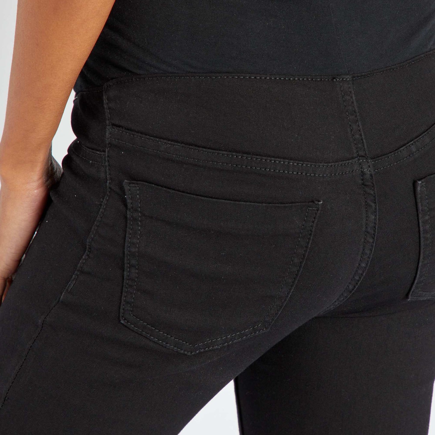 Skinny maternity jeans BLACK