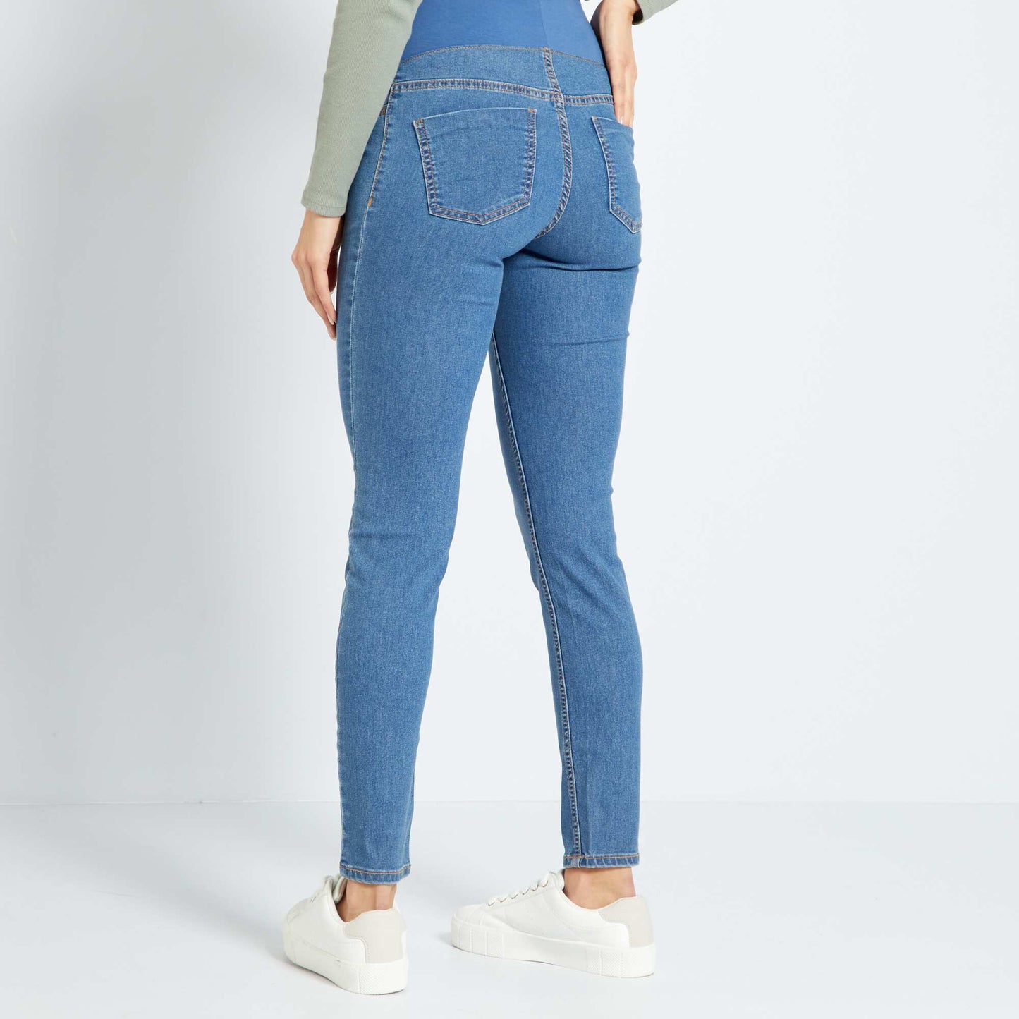 Skinny maternity jeans BLUE