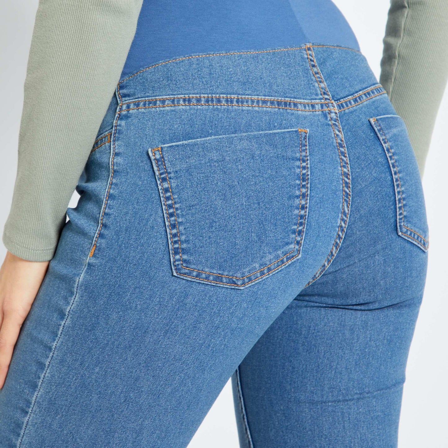 Skinny maternity jeans BLUE