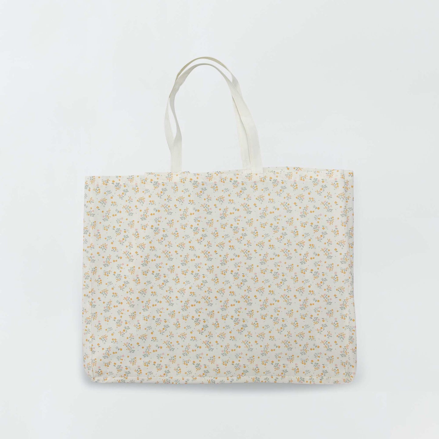 XXL canvas tote bag BEIGE