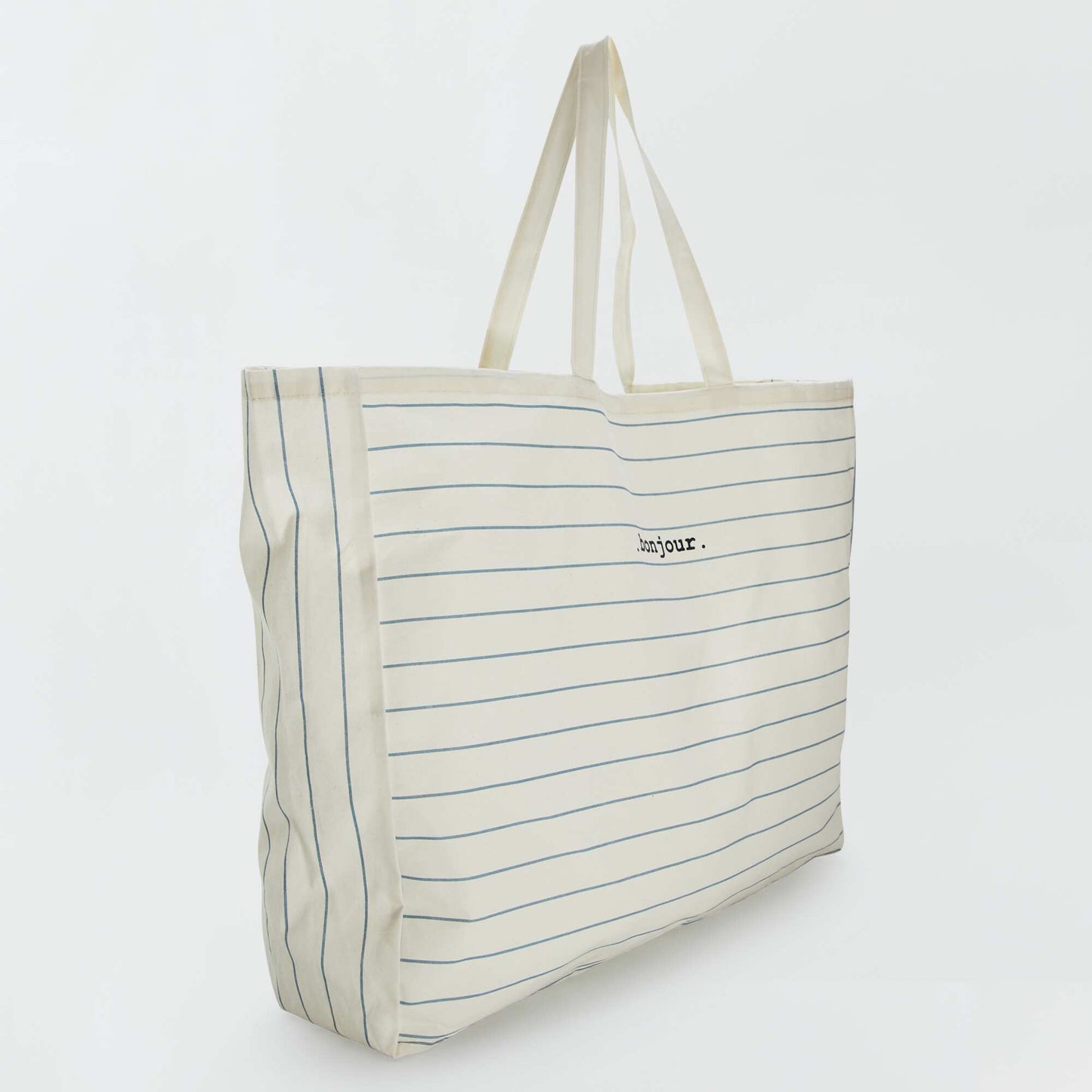 XXL canvas tote bag WHITE