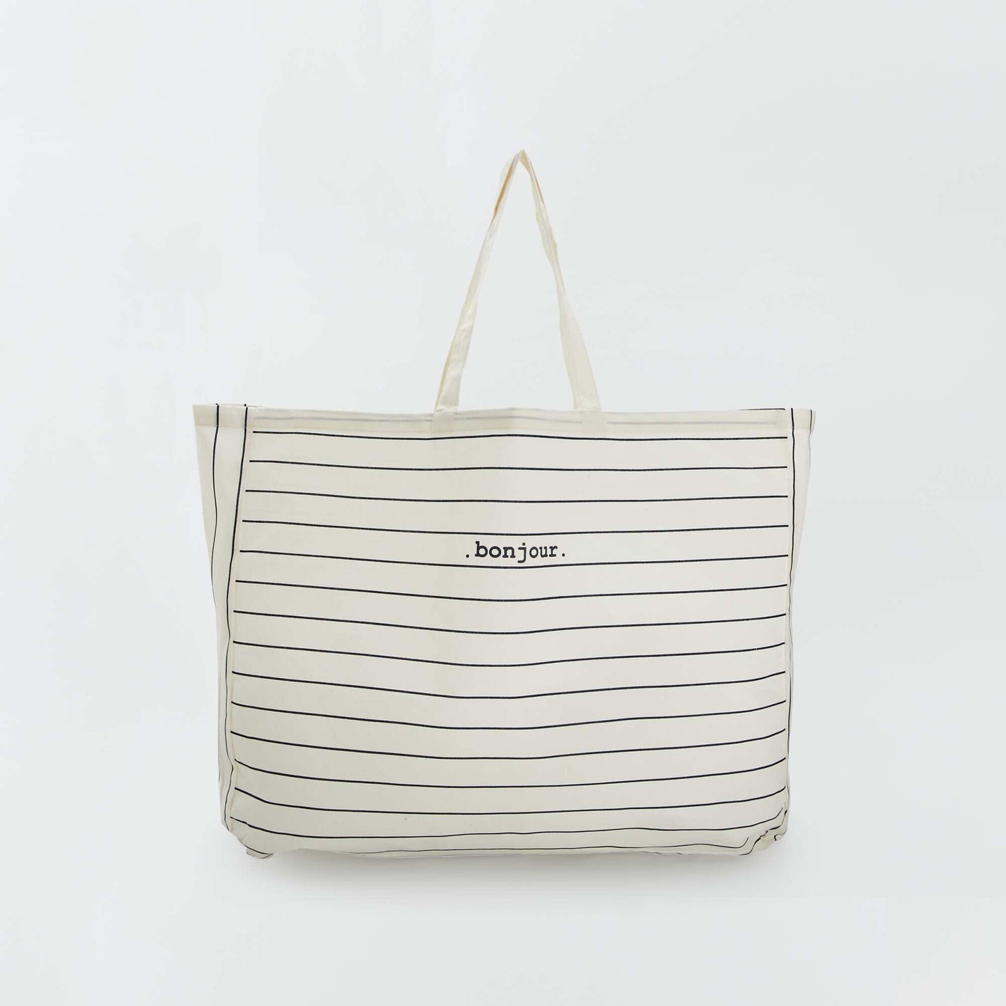 XXL canvas tote bag WHITE