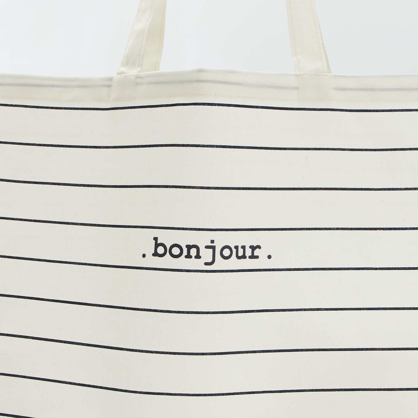 XXL canvas tote bag WHITE