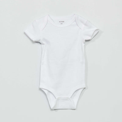 Pack of 3 jersey bodies White