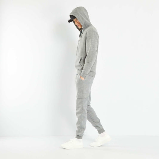 Zip-up hoodie GREY