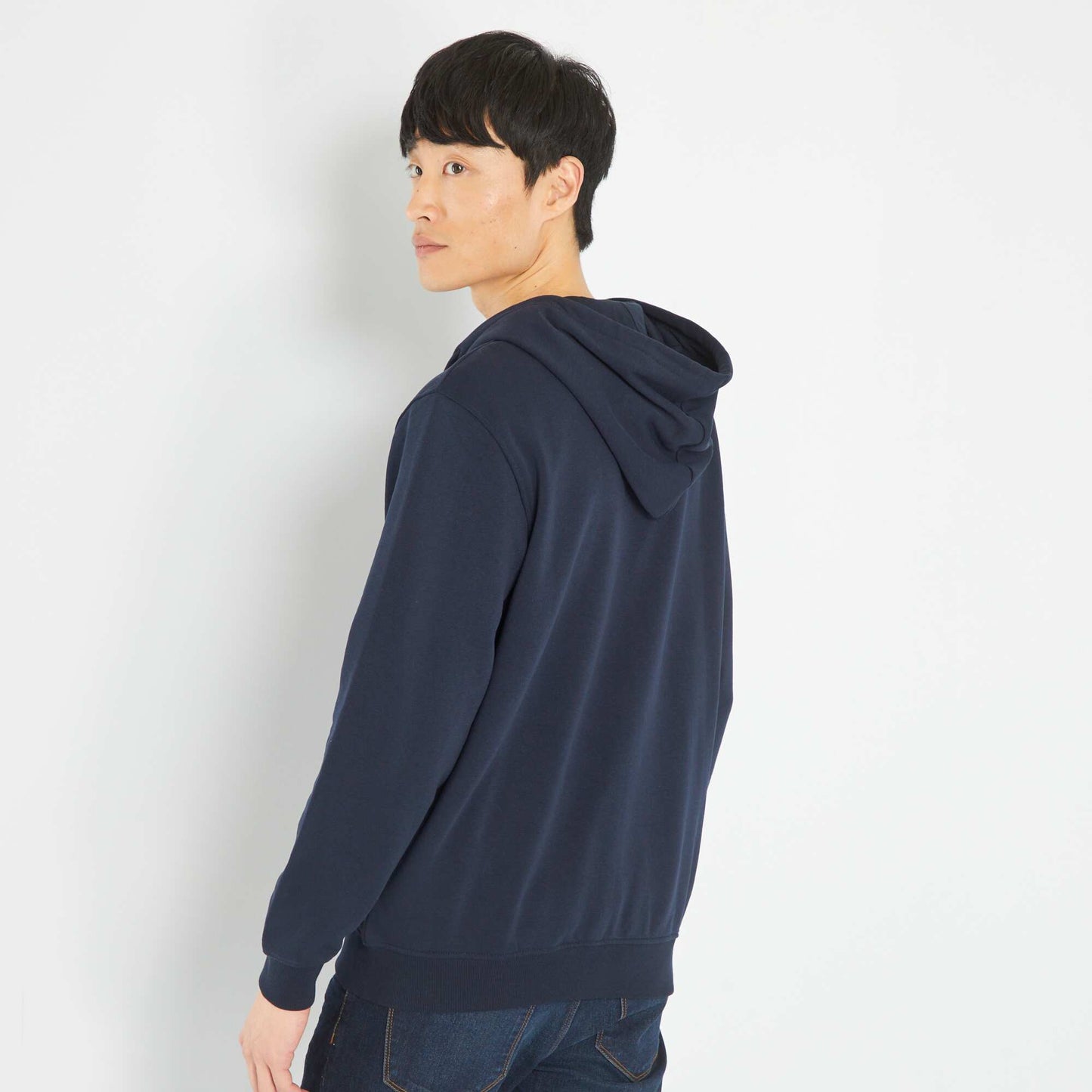 Zip-up hoodie BLUE