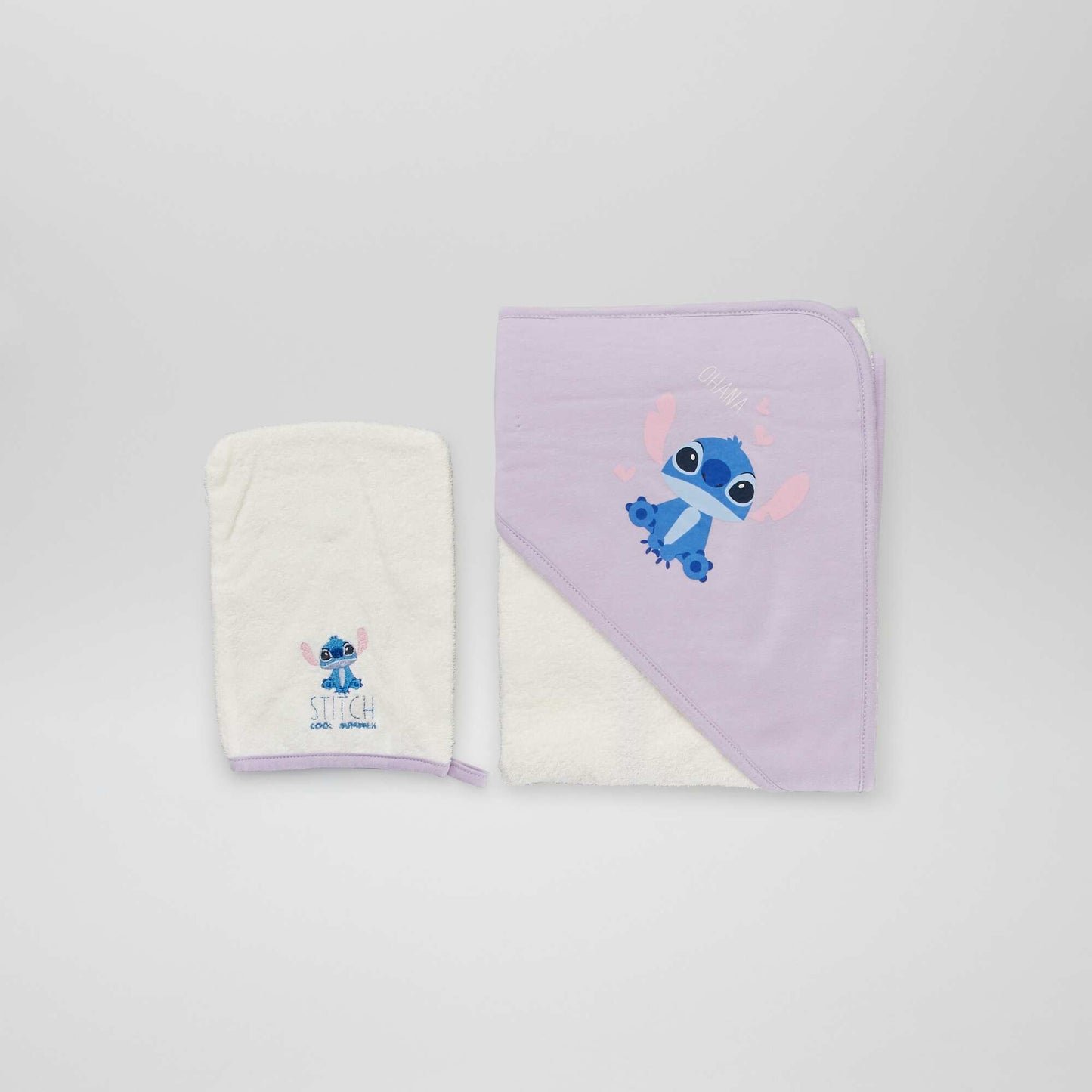 Disney hooded bath towel PURPLE