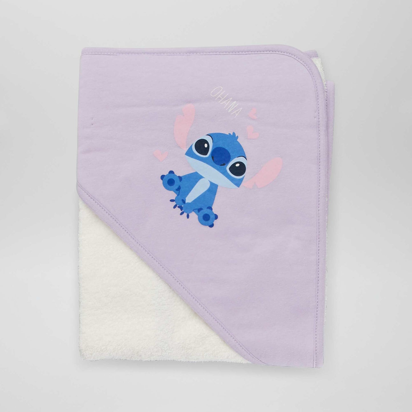 Disney hooded bath towel PURPLE