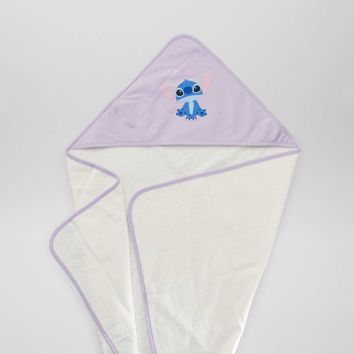 Disney hooded bath towel PURPLE