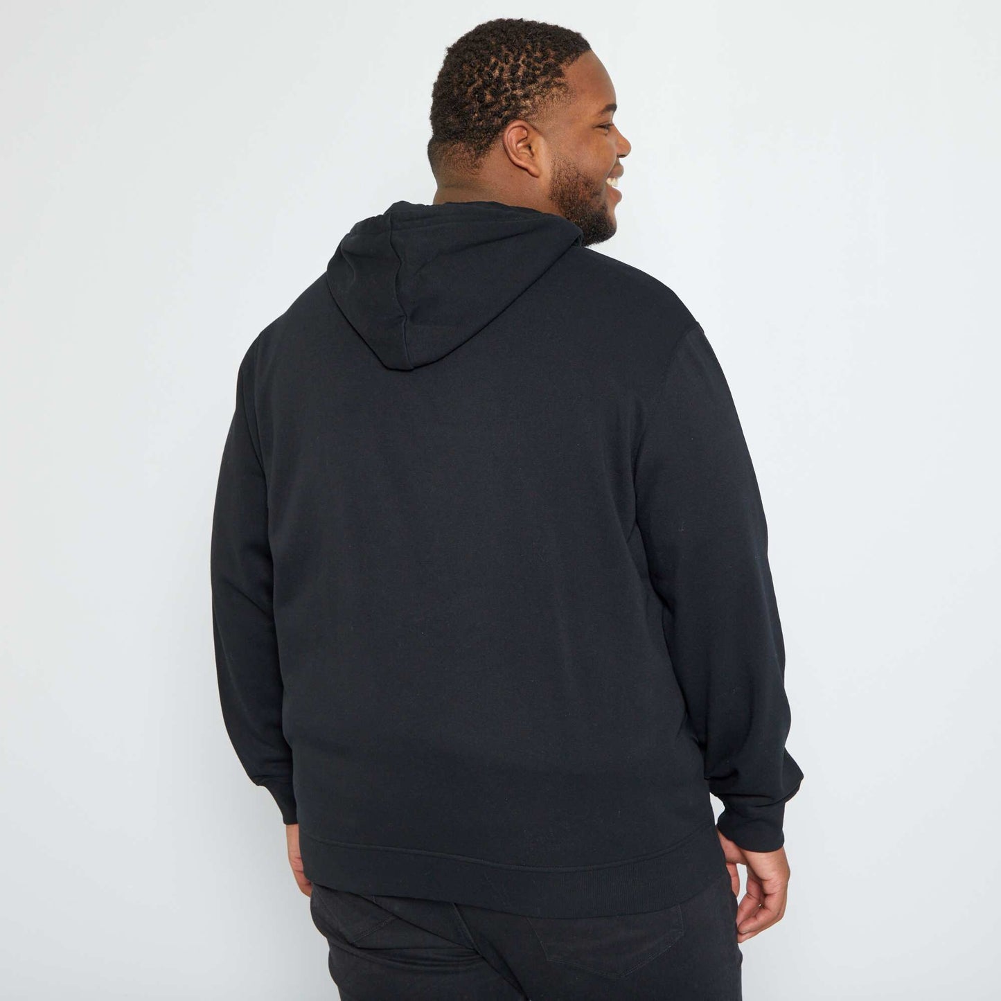 Zip-up sweatshirt Black