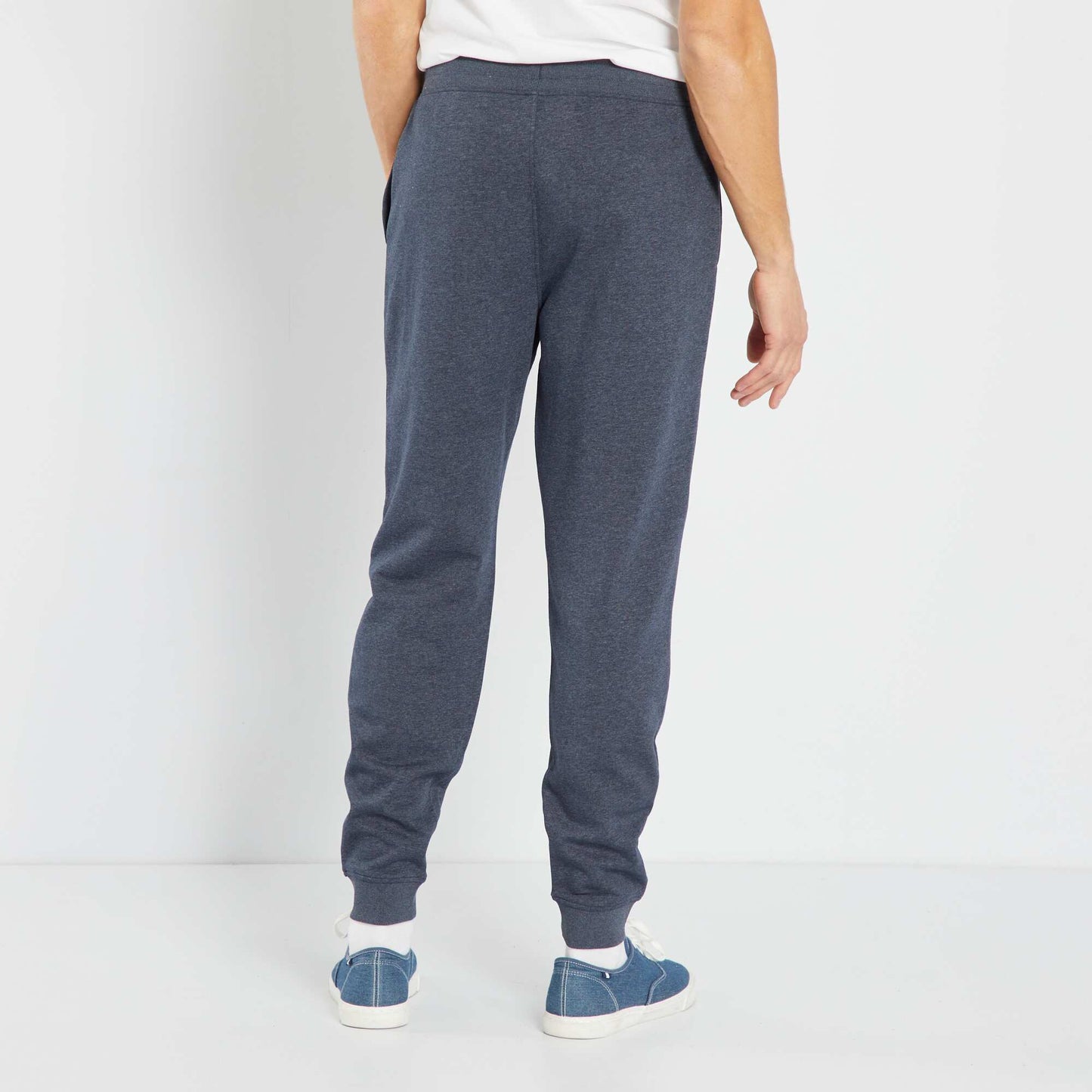 Sweatshirt fabric joggers BLUE