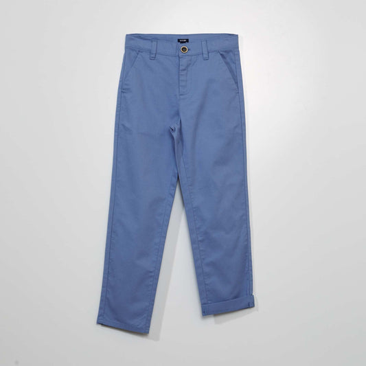 Plain chinos BLUE