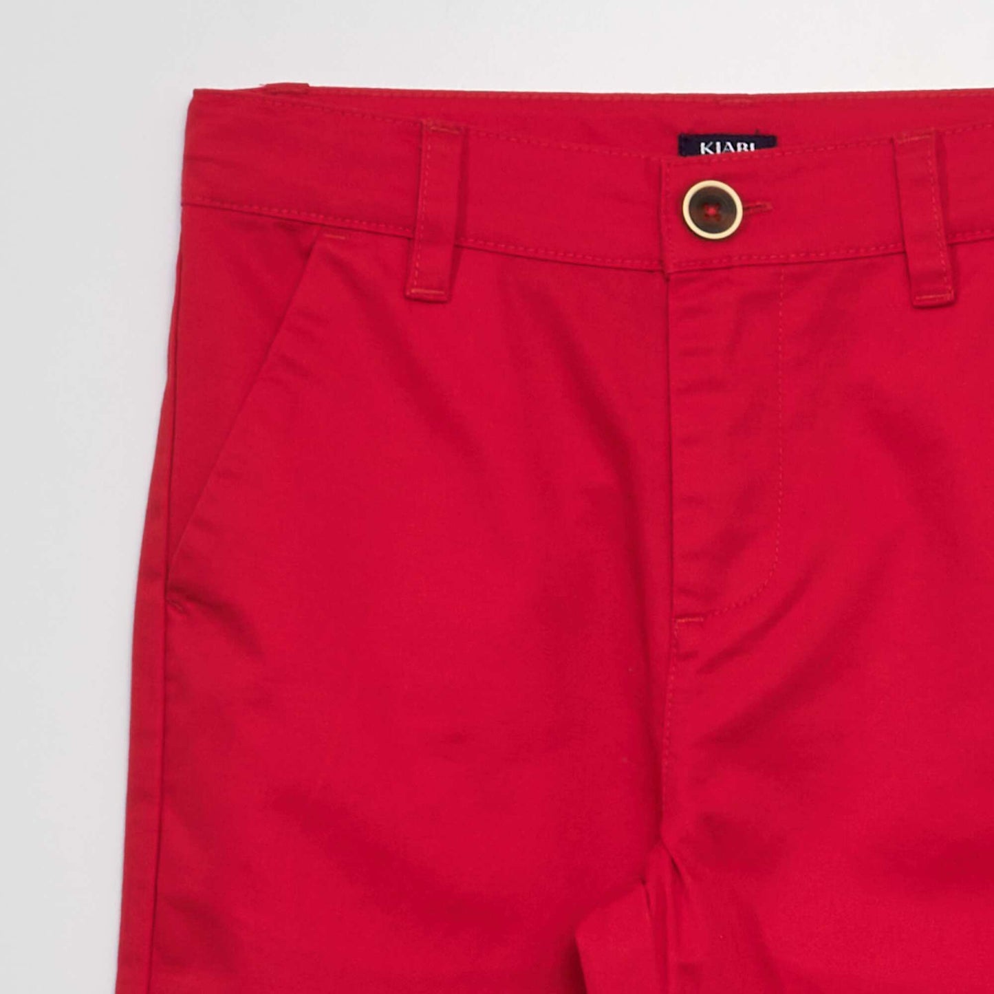 Plain chinos red