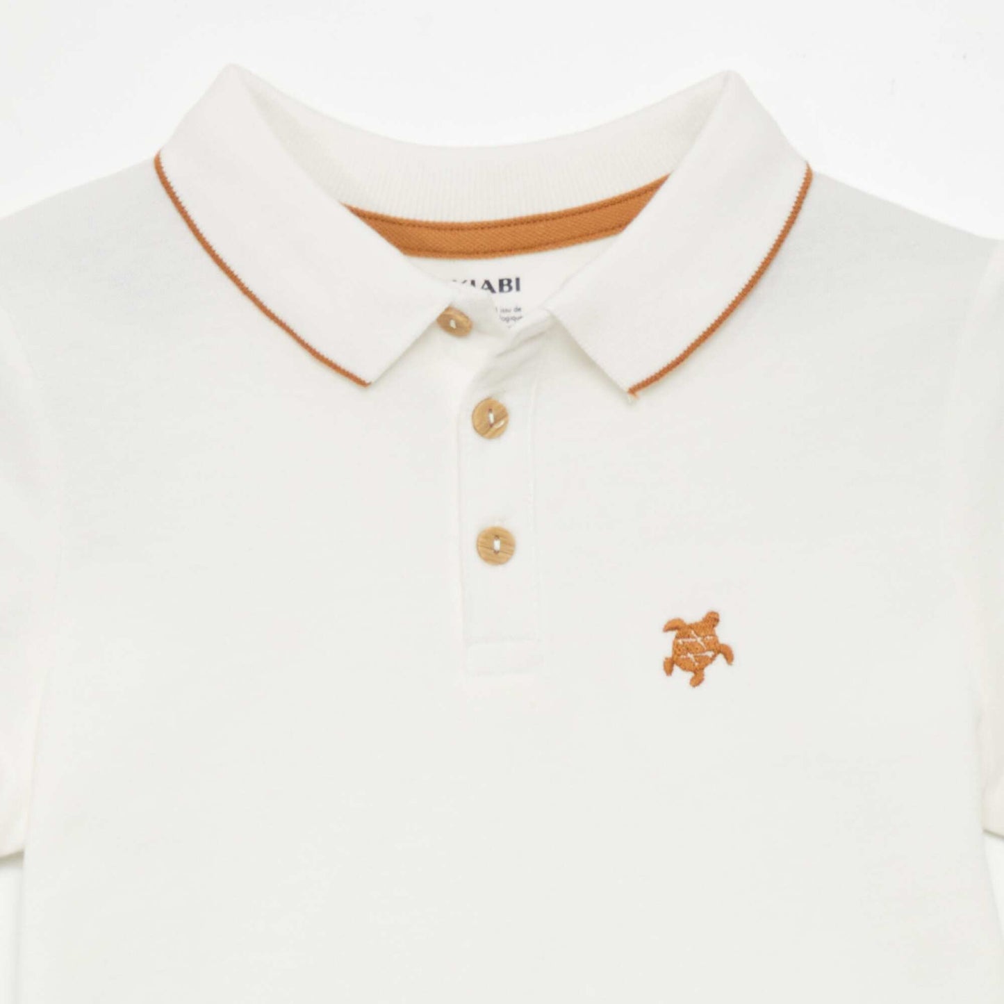 Short-sleeved polo shirt WHITE