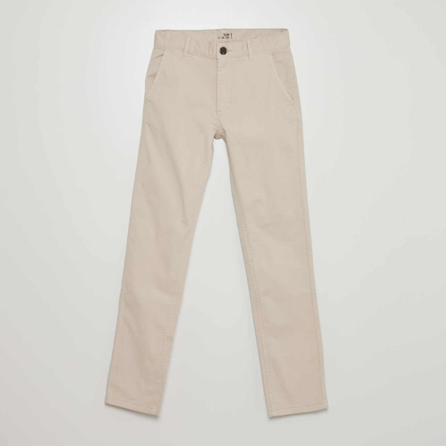 Slim-fit chinos - L32 GREY