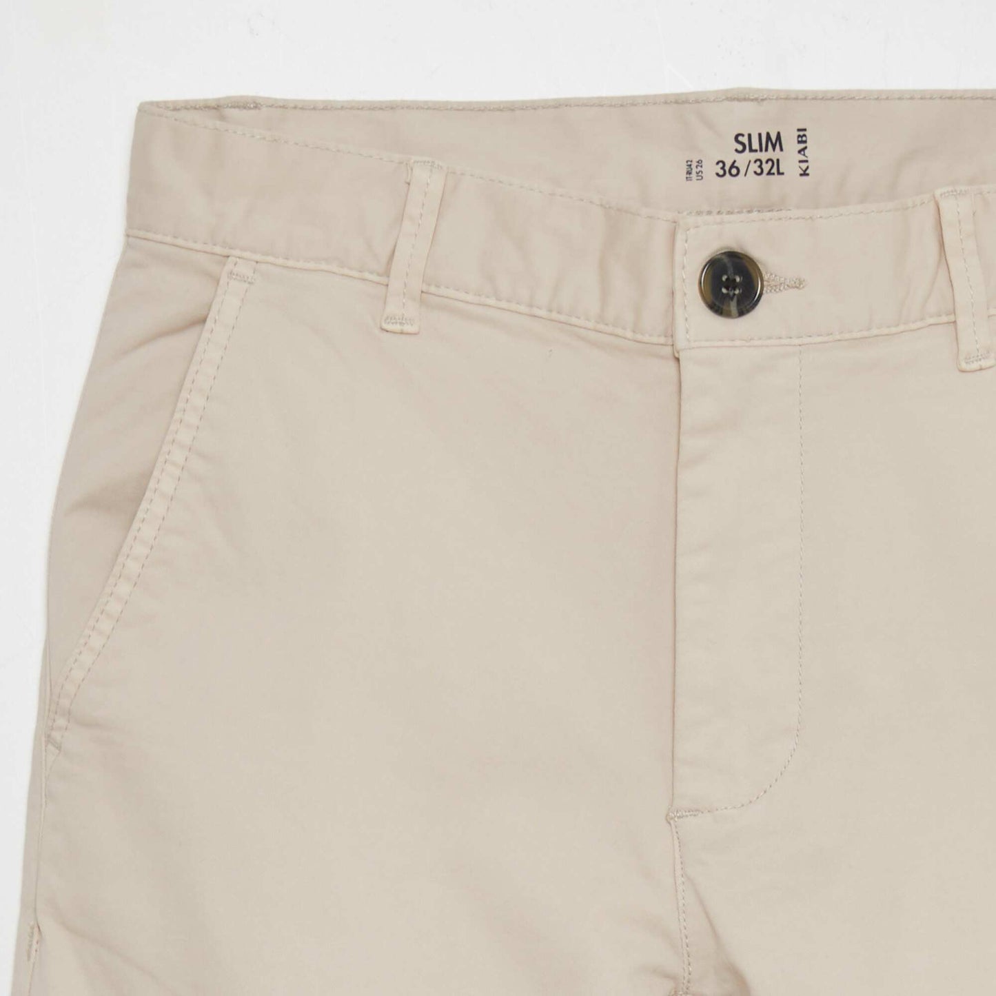 Slim-fit chinos - L32 GREY