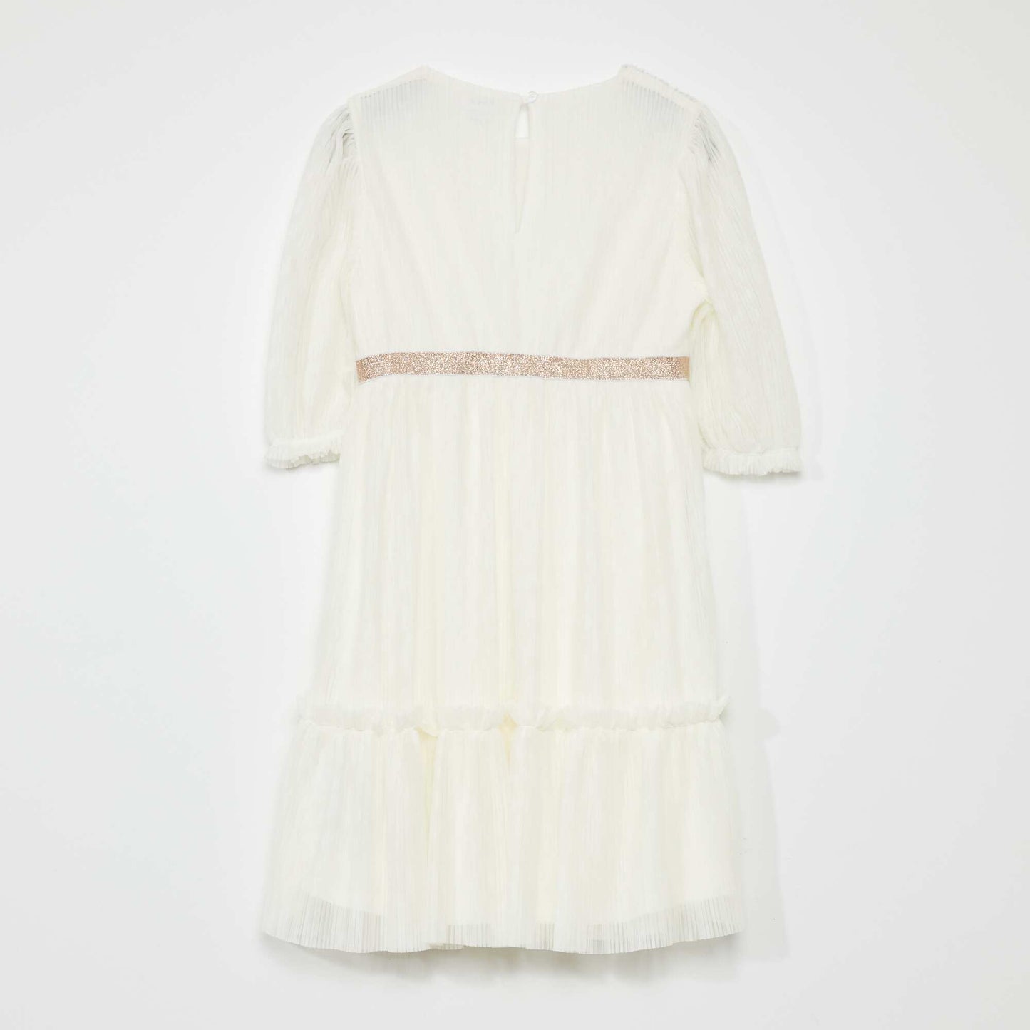 Pleated dress WHITE