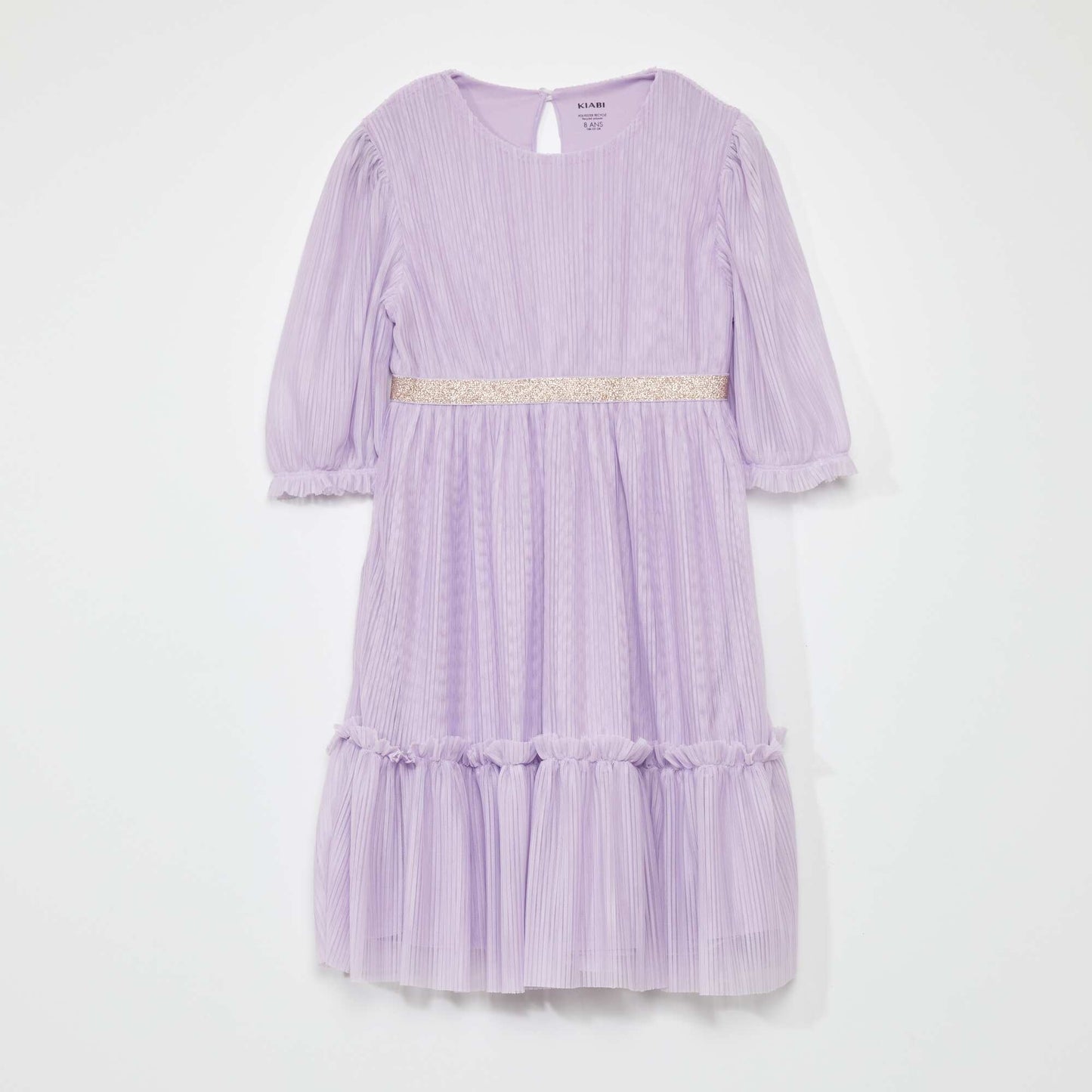 Pleated dress PURPLE